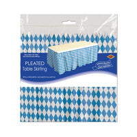 Oktoberfest Table Skirting, party supplies, decorations, The Beistle Company, Oktoberfest, Bulk, Holiday Party Supplies, Oktoberfest Party Supplies