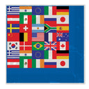 International Flag Luncheon Napkins ->