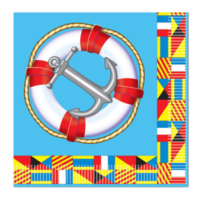 Beistle Nautical Party Luncheon Napkins (16/Pkg)