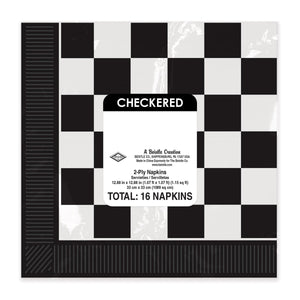 Checkered Luncheon Napkins, 