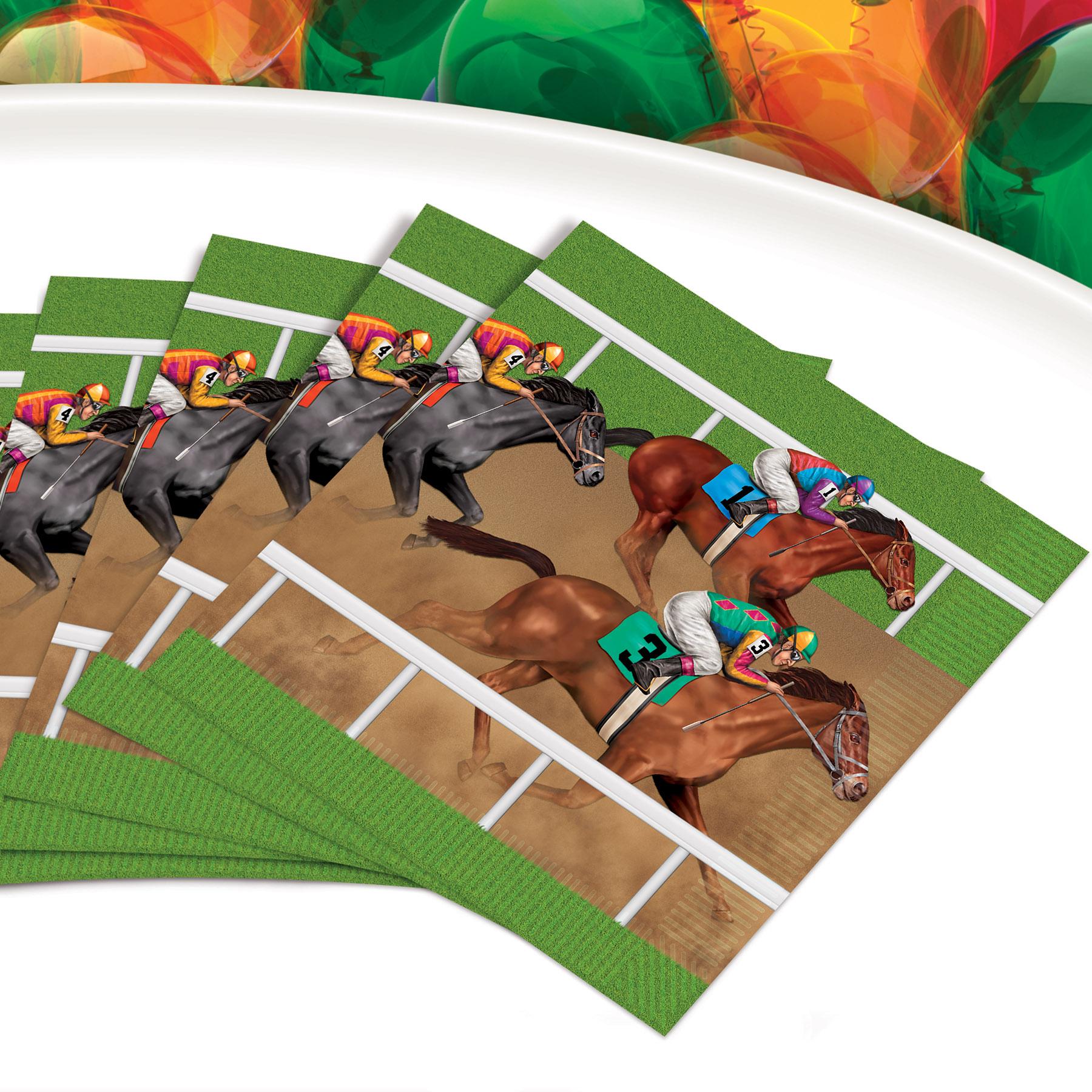Beistle Horse Racing Party Paper Luncheon Napkins (16/Pkg)