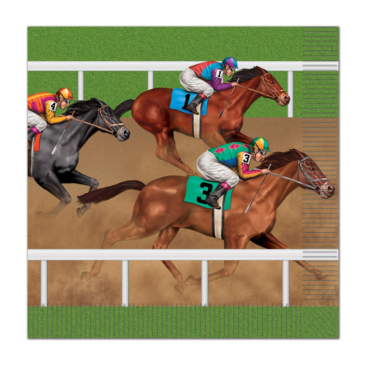 Beistle Horse Racing Party Paper Luncheon Napkins (16/Pkg)
