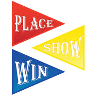 Beistle Win - Place & Show Party Cutouts (3/Pkg)