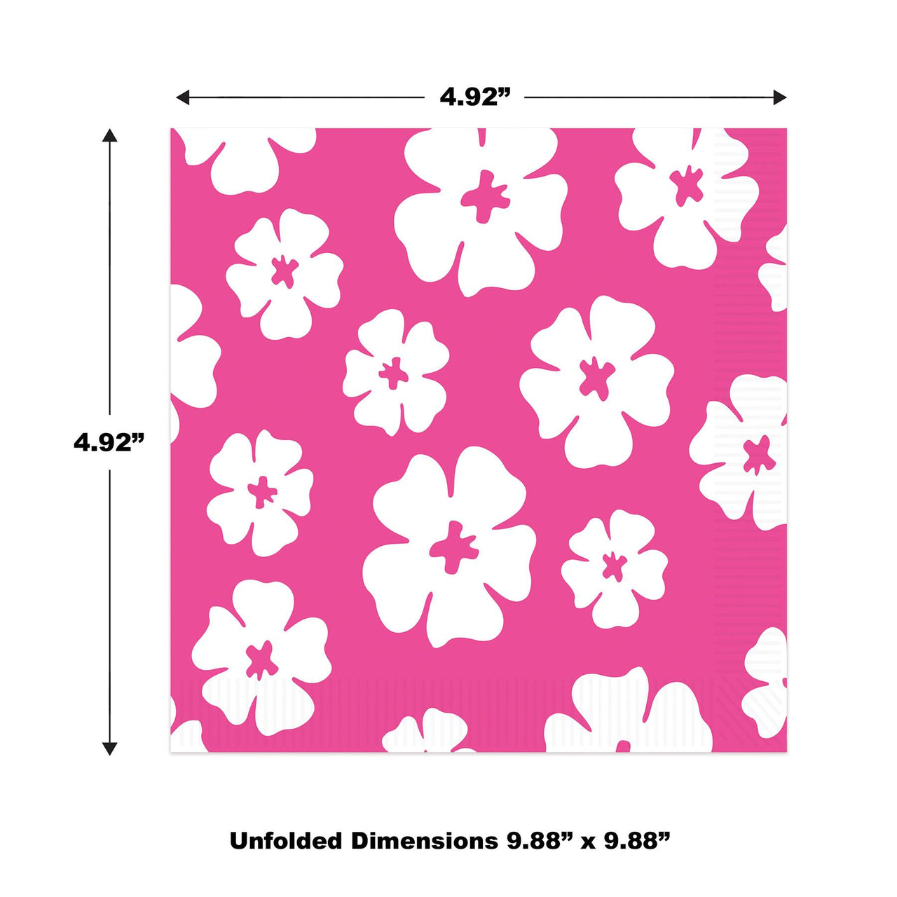 Hibiscus Beverage Napkins