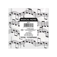 Musical Notes Beverage Napkins