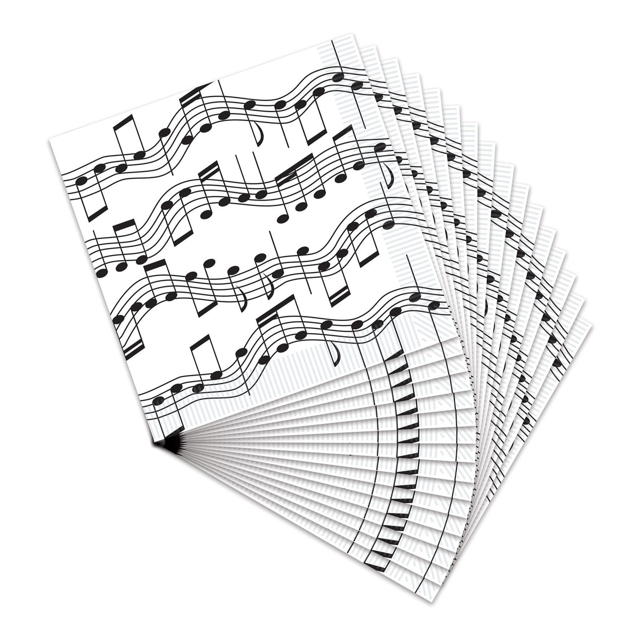 Musical Notes Beverage Napkins