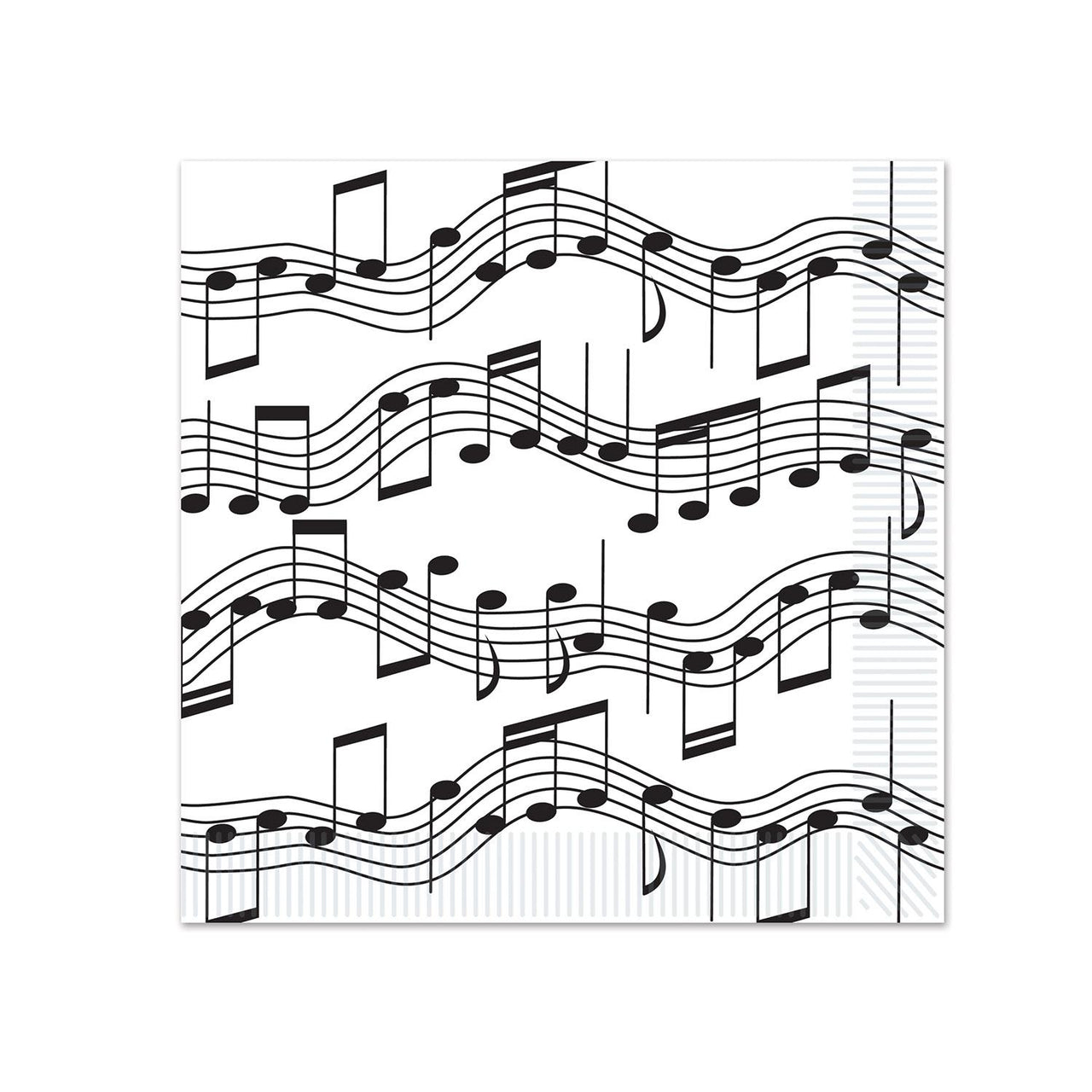 Beistle Musical Notes Party Beverage Napkins (16/Pkg)