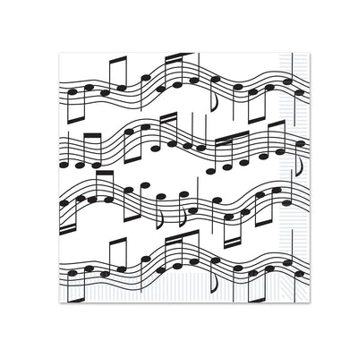 Beistle Musical Notes Party Beverage Napkins (16/Pkg)