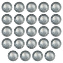 Bulk Pewter Paper Plates (Case of 96) by Beistle