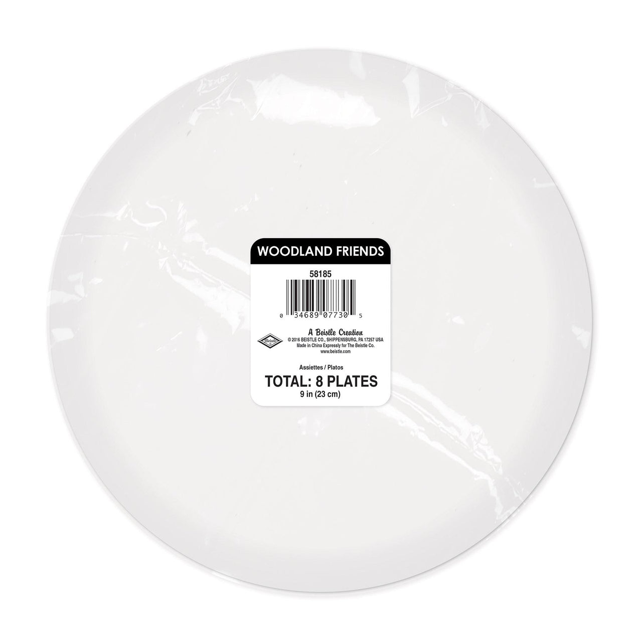 Bulk Woodland Friends Plates (Case of 96) by Beistle