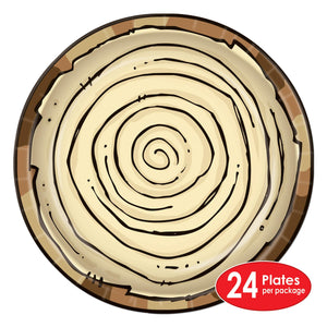 Bulk Woodland Friends Plates (Case of 96) by Beistle
