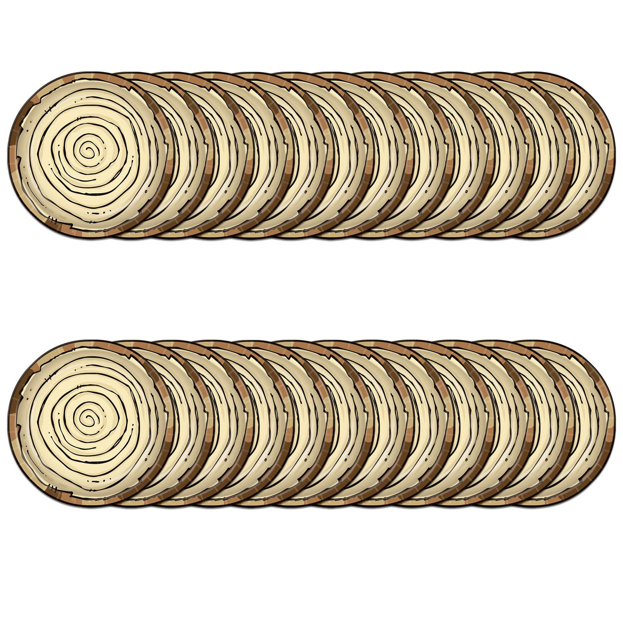 Bulk Woodland Friends Plates (Case of 96) by Beistle