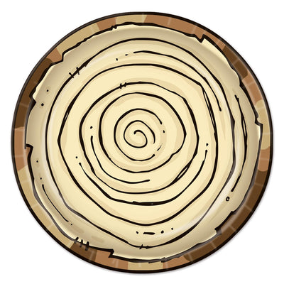 Beistle Woodland Friends Party Paper Plates 9 inch, 8/Pkg