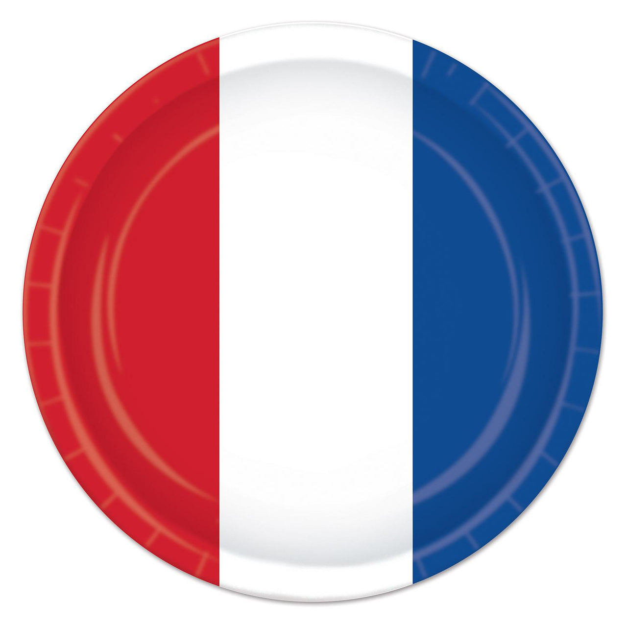 Red, White & Blue Patriotic Paper Plates 9 inch (8/Pkg)