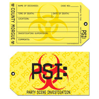 Beistle PSI Toe Tag Party Invitations (8/Pkg)