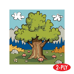 Bulk Woodland Friends Luncheon Napkins (Case of 192) by Beistle