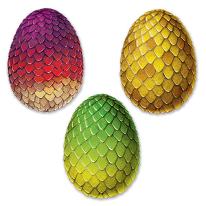 Beistle Dragon Egg Party Cutouts (3/Pkg)