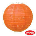 Lace Paper Lanterns Orange, 8 inch,, party supplies, decorations, The Beistle Company, General Occasion, Bulk, General Party Decorations, Paper Lanterns