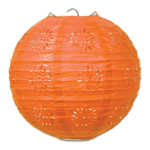 Beistle Party Lace Paper Lanterns orange (3/Pkg)