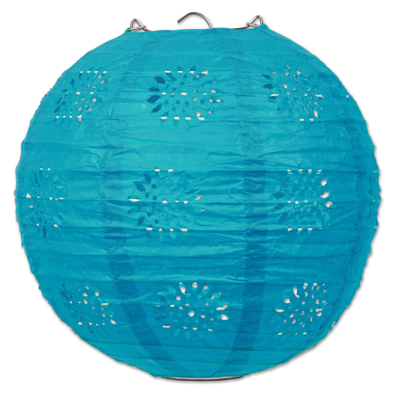 Beistle Party Lace Paper Lanterns Turquoise (3/Pkg)
