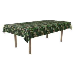Camo Tablecover, party supplies, decorations, The Beistle Company, Camo, Bulk, Other Party Themes, Redneck Party Theme 