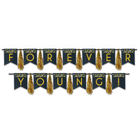 Beistle Forever Young! Tassel Streamer (2/Pkg)
