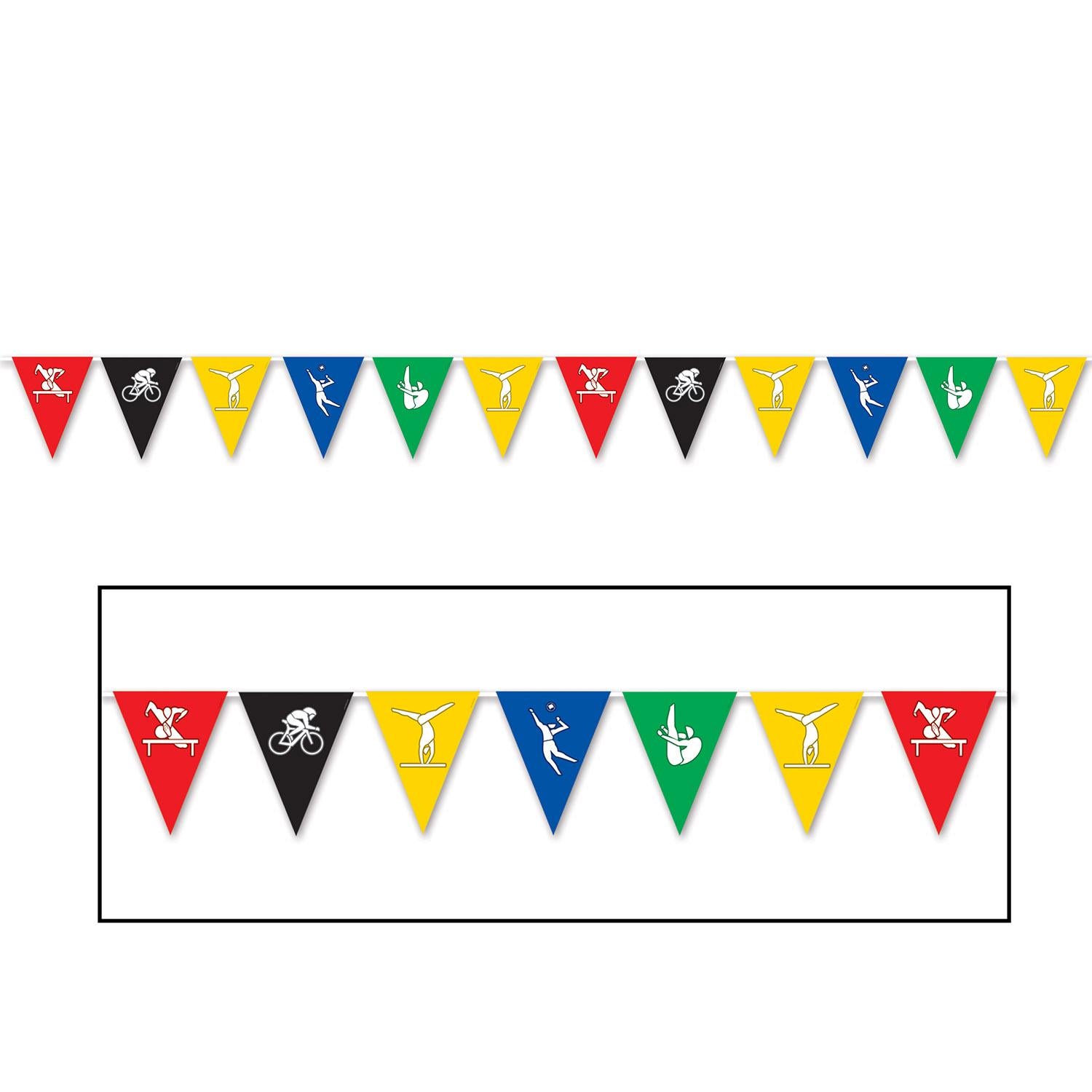 Beistle Summer Sports Party Pennant Banner