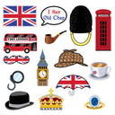 Beistle British Party Photo Fun Signs (15/Pkg)