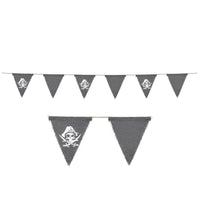 Beistle Pirate Fabric Party Pennant Banner