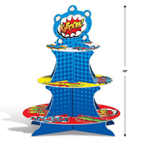 Bulk Hero Cupcake Stand (Case of 12) by Beistle
