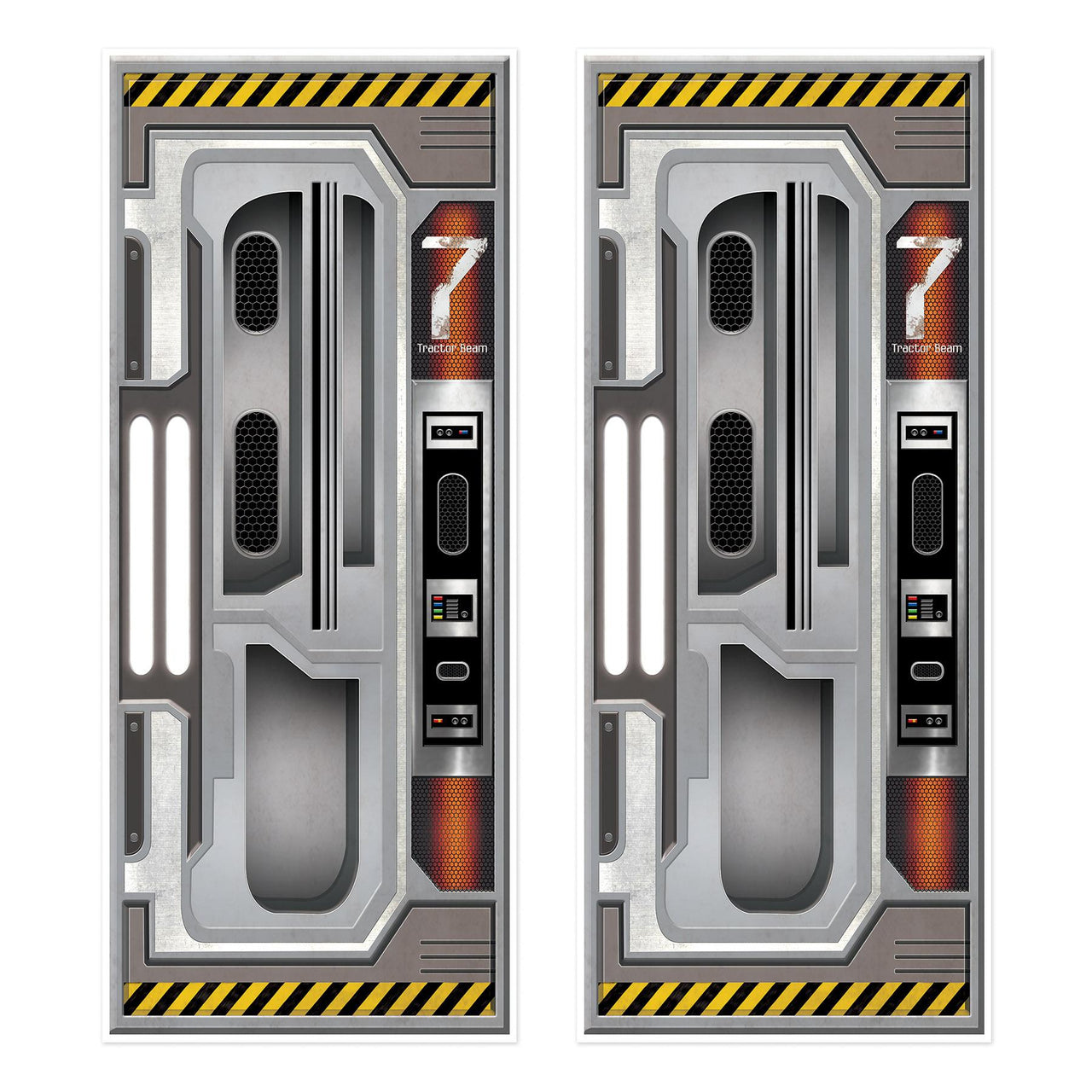 Spaceship Door Cover, party supplies, decorations, The Beistle Company, Space, Bulk, Other Party Themes, Space Themed Party Supplies