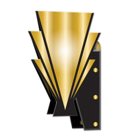 Beistle 3-D Roaring 20's Party Wall Sconces (2/Pkg)