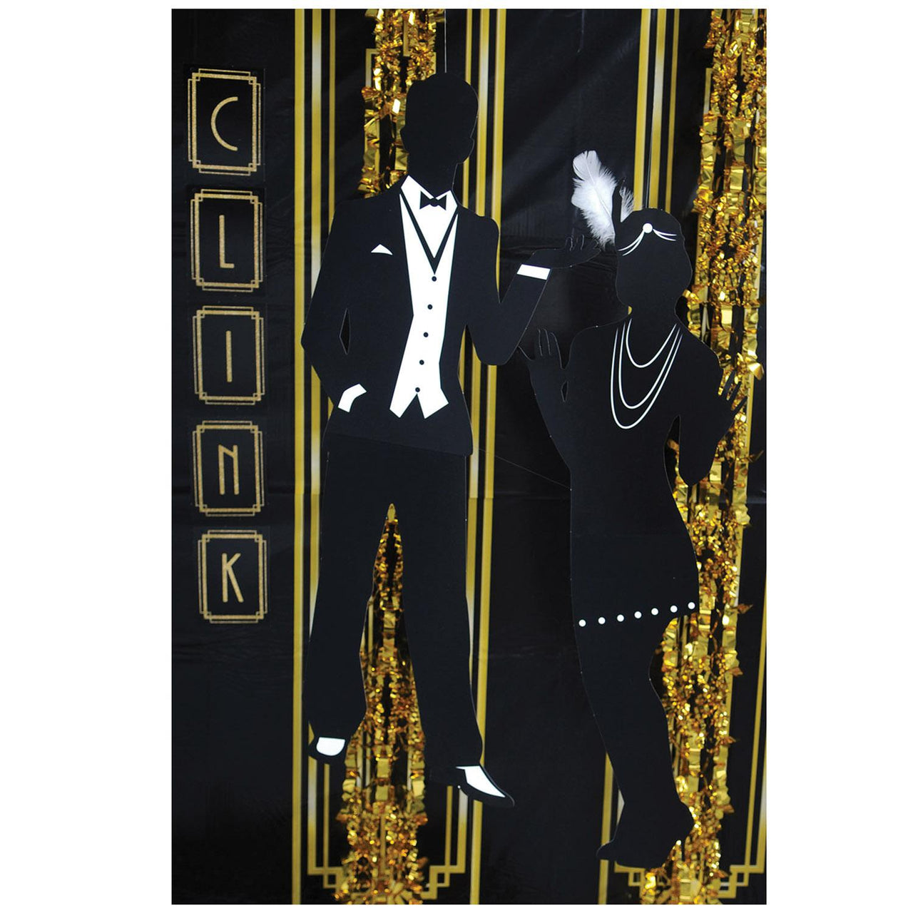 Bulk Roaring 20's Silhouettes (Case of 24) by Beistle