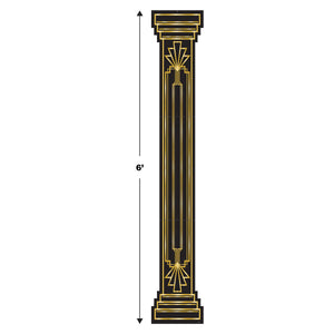 Jointed Roaring 20's Column Pull-Down Cutout, party supplies, decorations, The Beistle Company, Roaring 20's, Bulk, Other Party Themes, Roaring 20's Party Theme