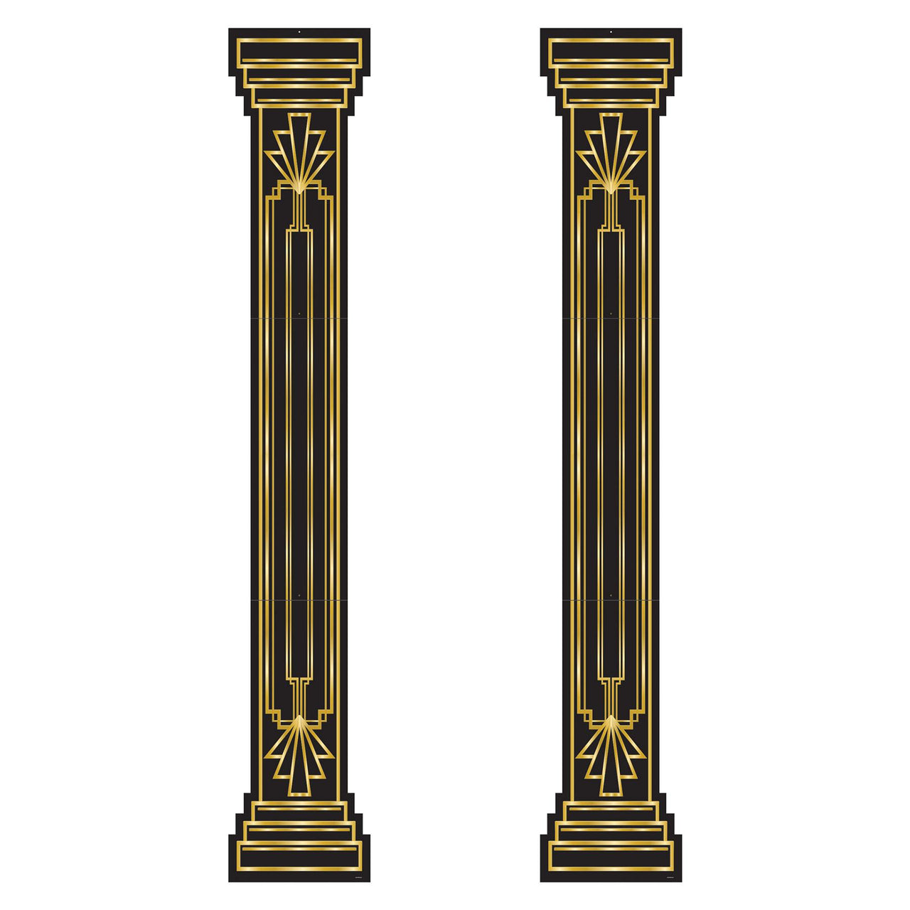 Jointed Roaring 20's Column Pull-Down Cutout, party supplies, decorations, The Beistle Company, Roaring 20's, Bulk, Other Party Themes, Roaring 20's Party Theme