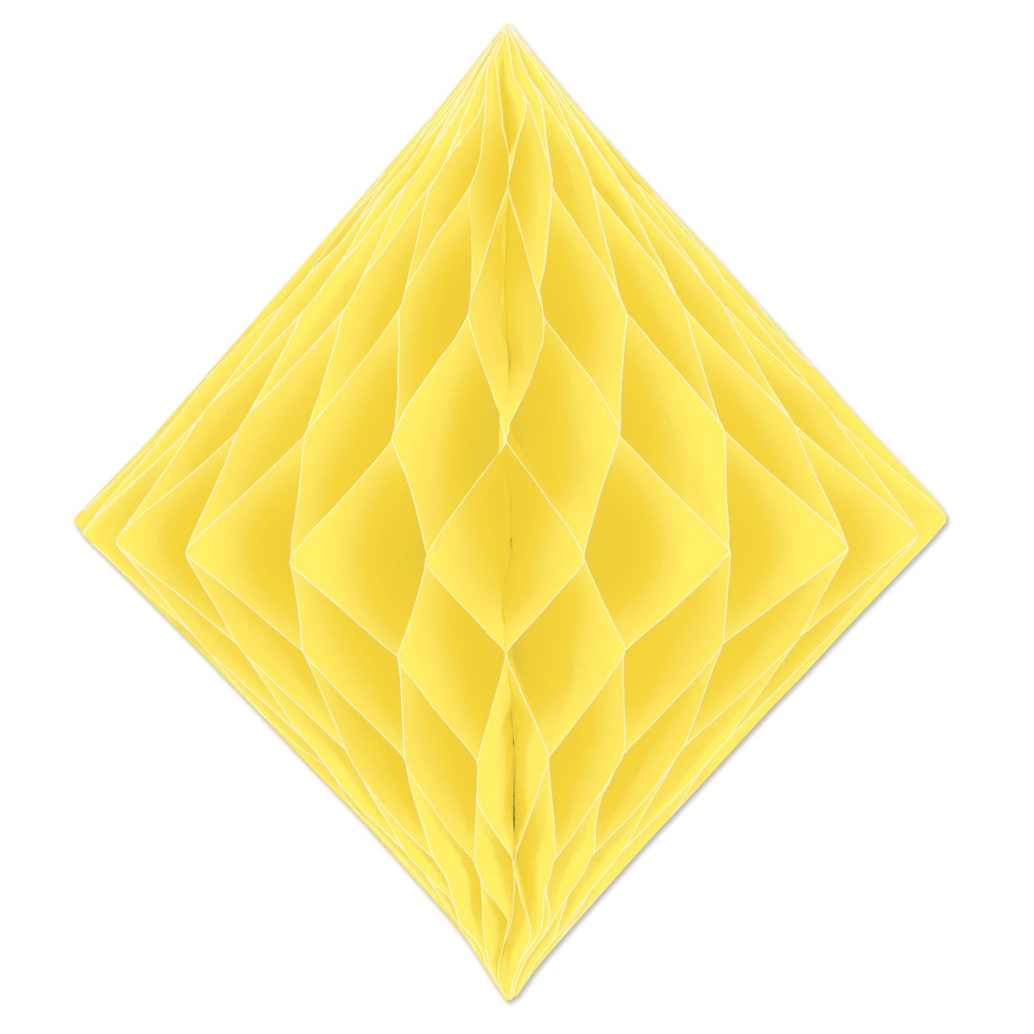 Beistle Party Tissue Diamond - yellow