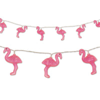 Beistle Luau Party Flamingo String Lights