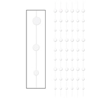 Beistle Wedding Party Dot Stringers - white (6/Pkg)
