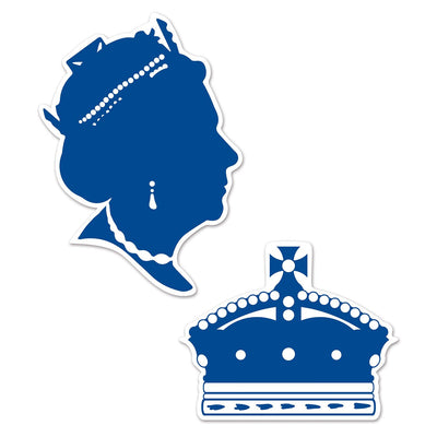 Beistle Queen Party Silhouettes (2/Pkg)