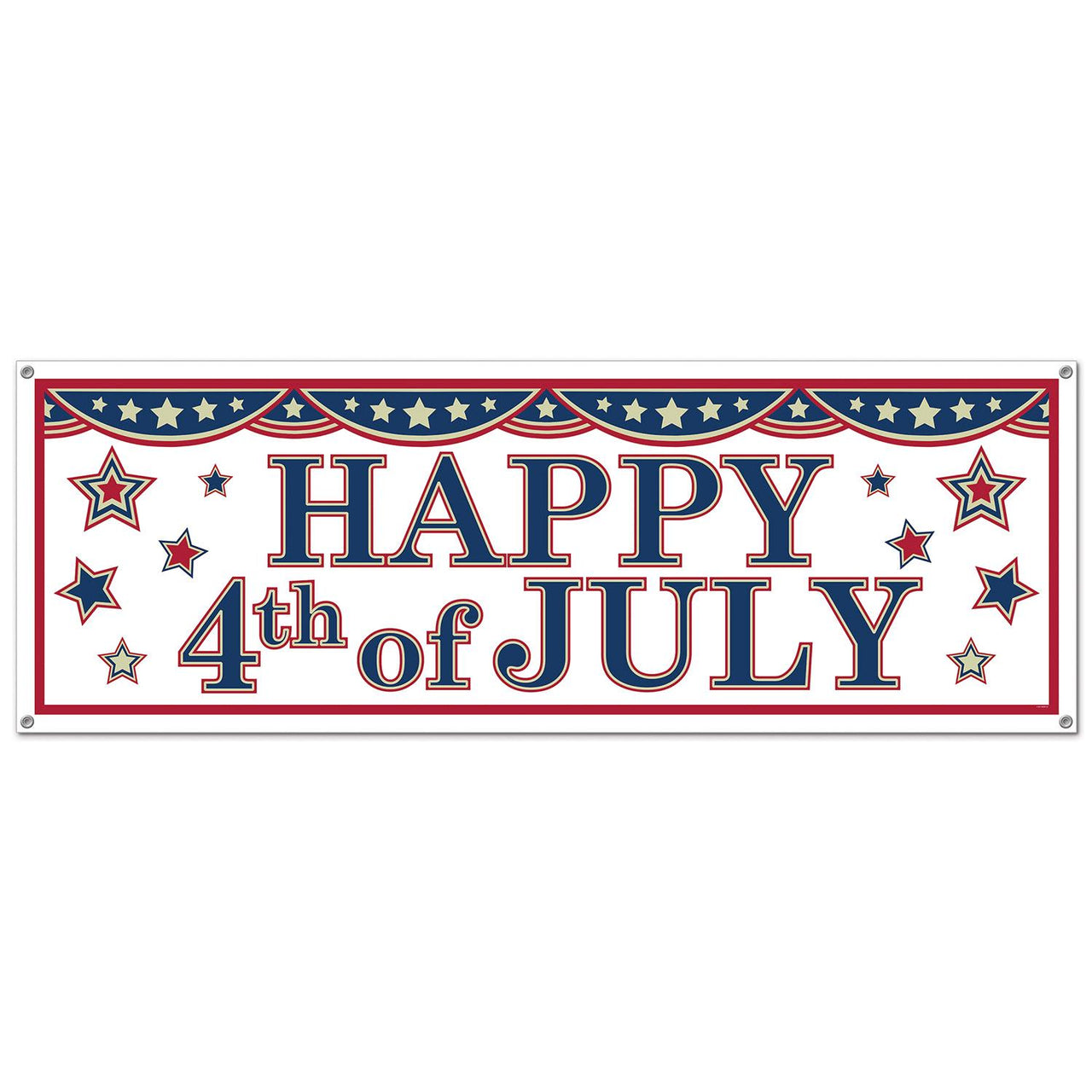 Beistle 4th Of July Party Sign Banner