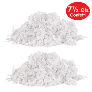 Beistle Tissue Confetti - White (22.5 Quarts)