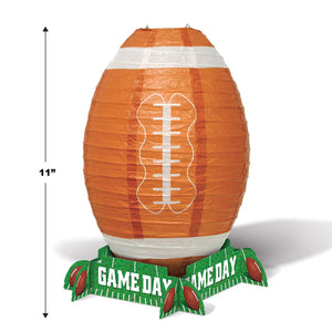 Bulk Game Day Football Lantern Centerpiece (Case of 12) by Beistle