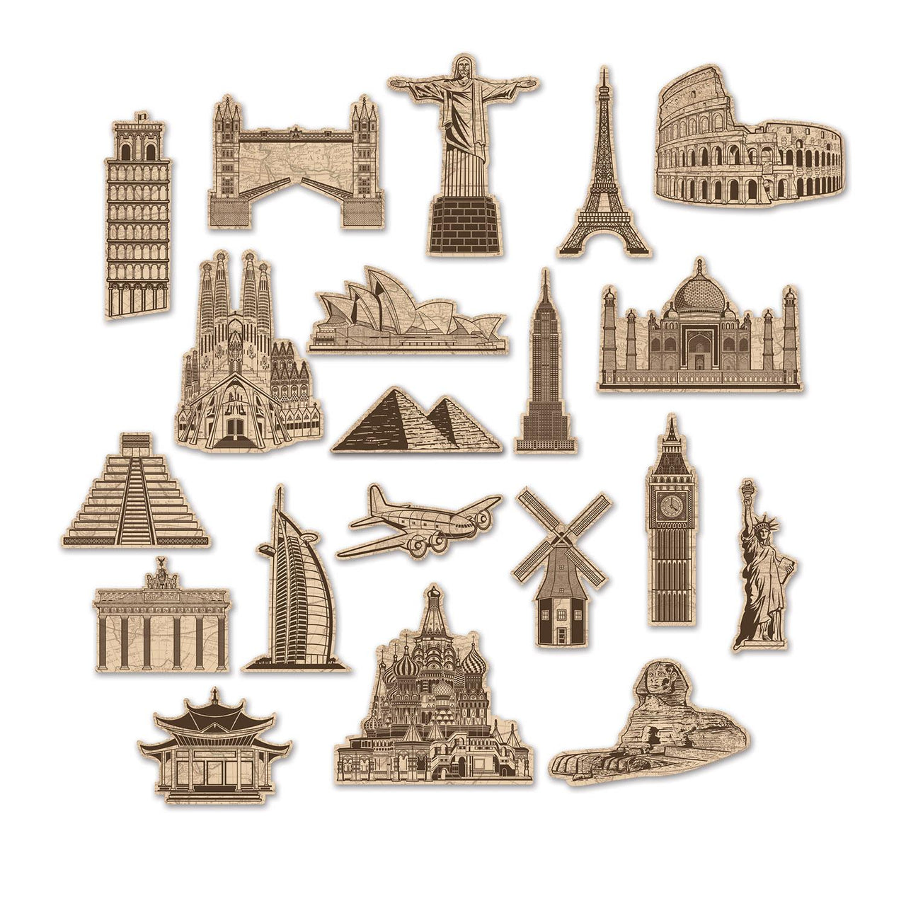 Beistle Around The World Party Cutouts (20/Pkg)