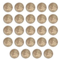 Beistle Around The World Plates (Pack of 96) - Around The World Party Theme