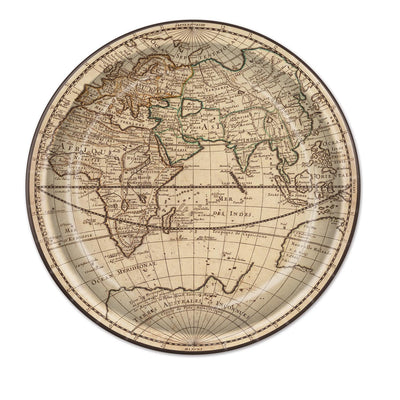 Beistle Around The World Party Paper Plates 9 inch, 8/Pkg