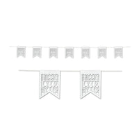 Die-Cut Happily Ever After Wedding Party Pennant Banner