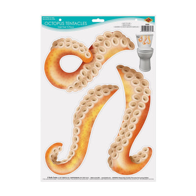 Beistle Octopus Tentacles Party Toilet Tank PNP (3/Sheet)