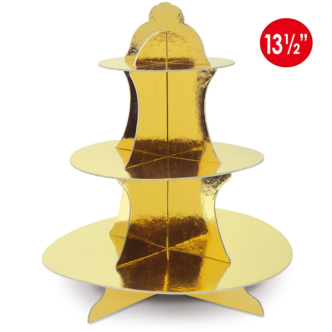 Metallic Cupcake Stand, party supplies, decorations, The Beistle Company, General Occasion, Bulk, Birthday Party Supplies, Birthday Party Decorations, Misc. Birthday Party Decorations