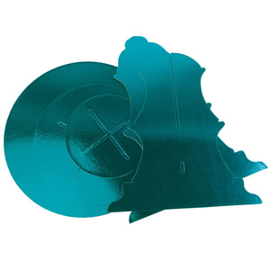Bulk Metallic Cupcake Stand - Turquoise (Case of 12) by Beistle