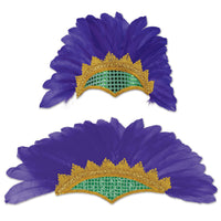 Beistle Mardi Gras Showgirl Headpiece